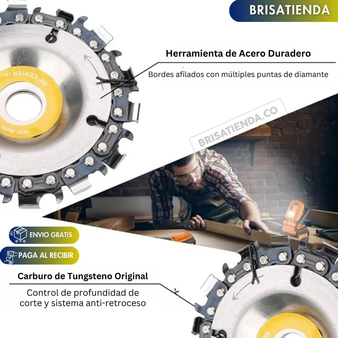 Paga 2 y LLeva 3 Discos Moldeadores 22 Dientes PRO