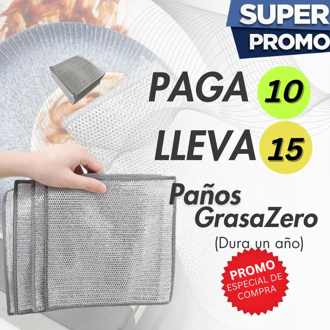 Paños de Cocina GrasaZero