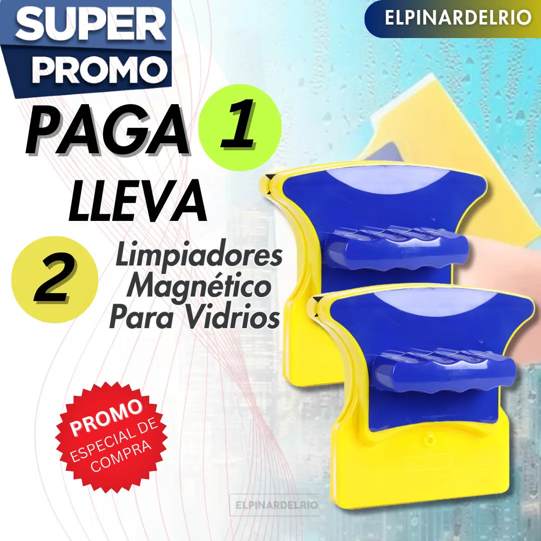 Pague 1 lleve 2 Limpiadores Magnético Para Vidrios Y Ventanas