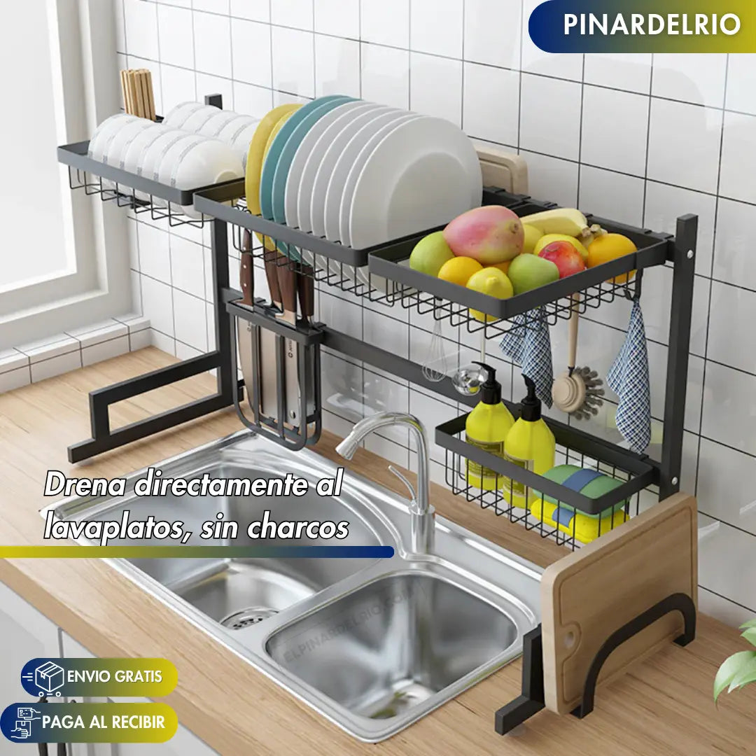 Platero escurridor DripPro Organizador