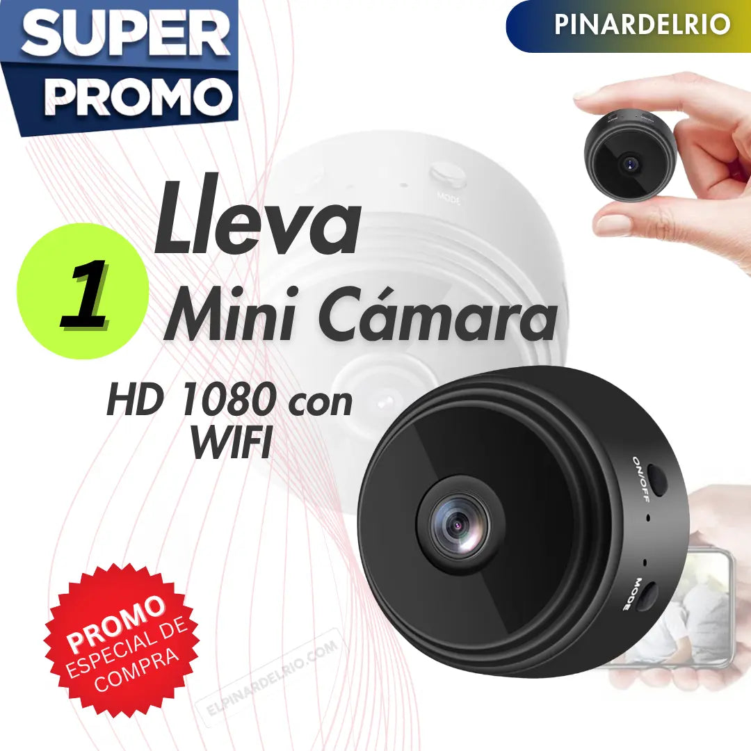 Mini Camara HD 1080 con WIFI