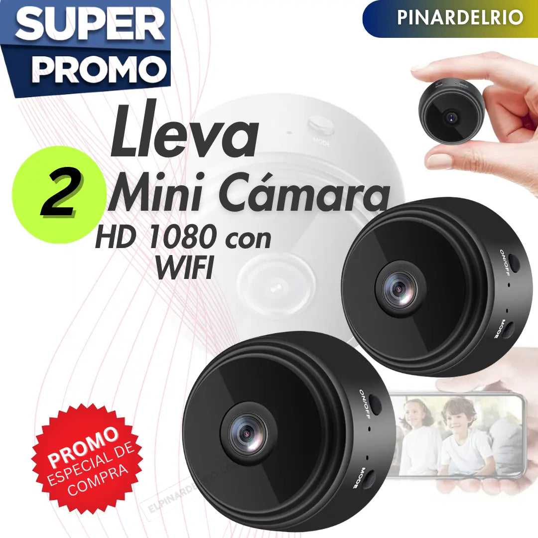 Mini Camara HD 1080 con WIFI