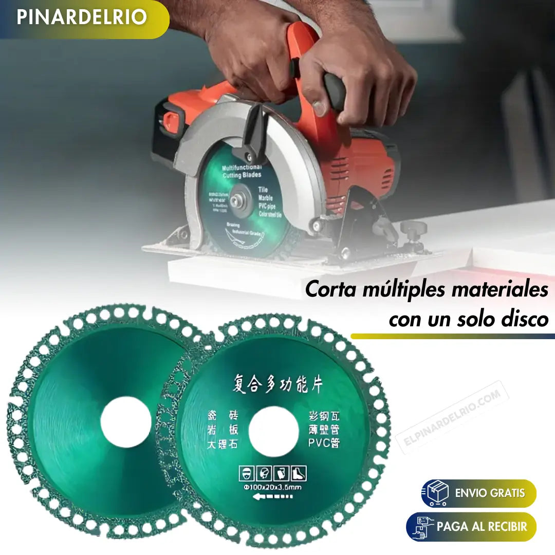 PAGA 1 Y LLEVA 2 Disco de corte MultiBlade