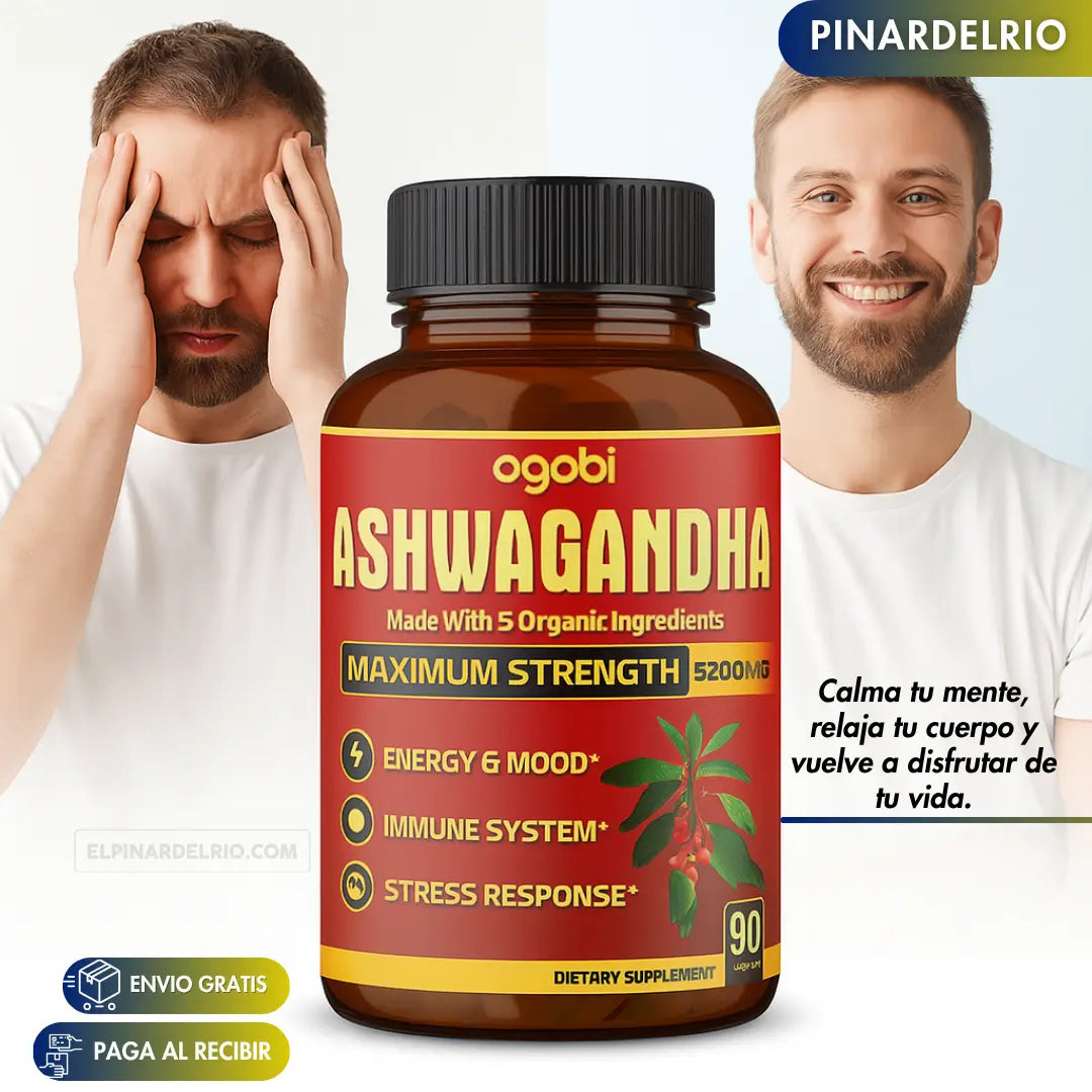 Suplemento ASHWAGANDHA 5en1