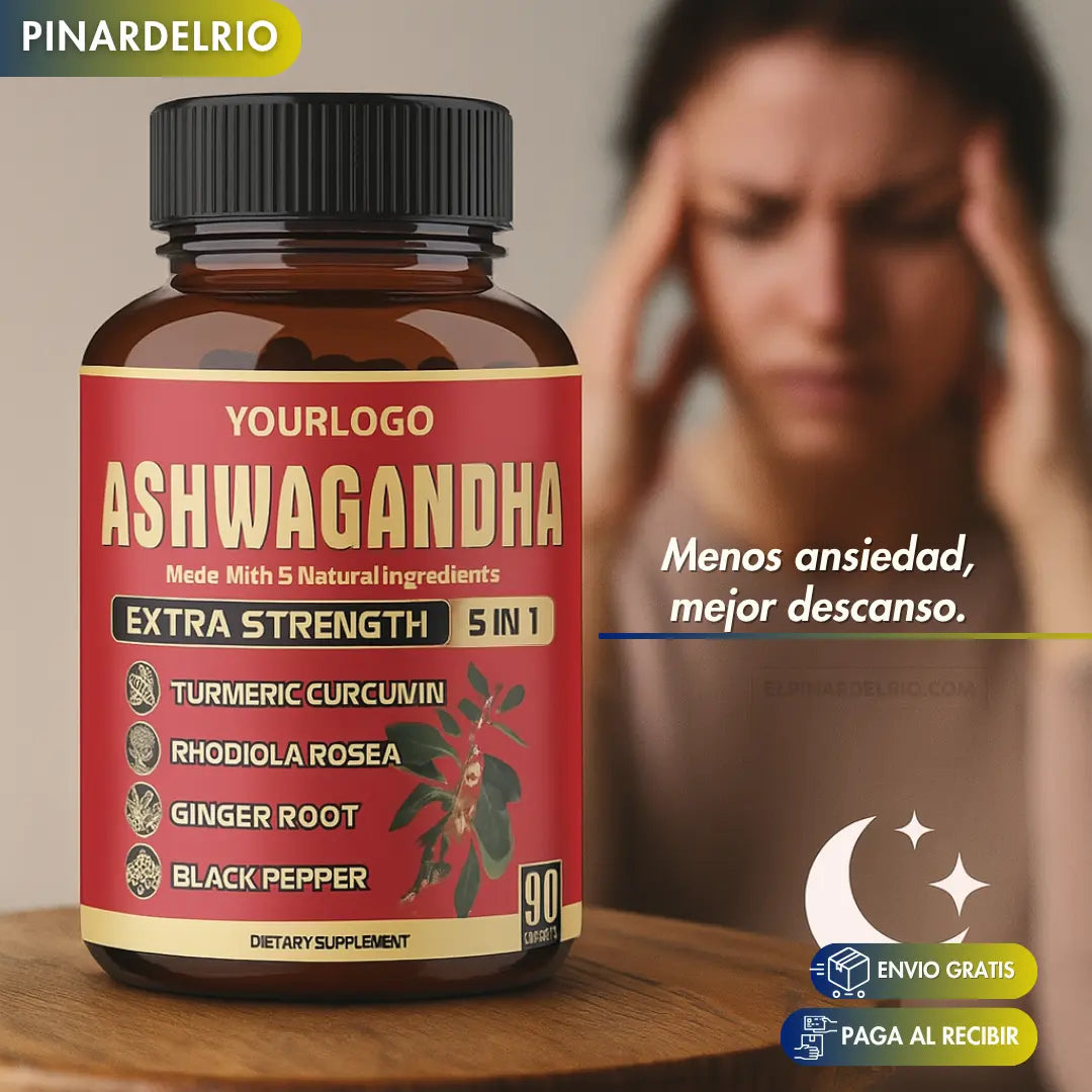 Suplemento ASHWAGANDHA 5en1