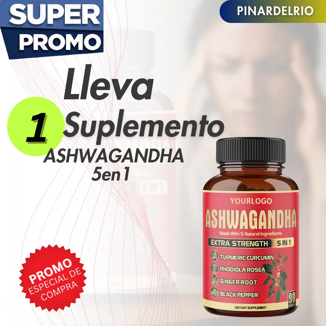 Suplemento ASHWAGANDHA 5en1