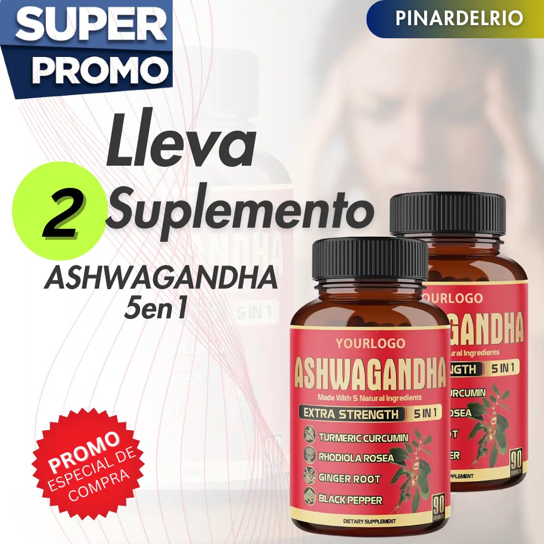 Suplemento ASHWAGANDHA 5en1