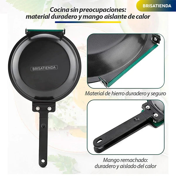 Sarten Antiadherente Dualchef Pro + Guía de Recetas Saludables Gratis