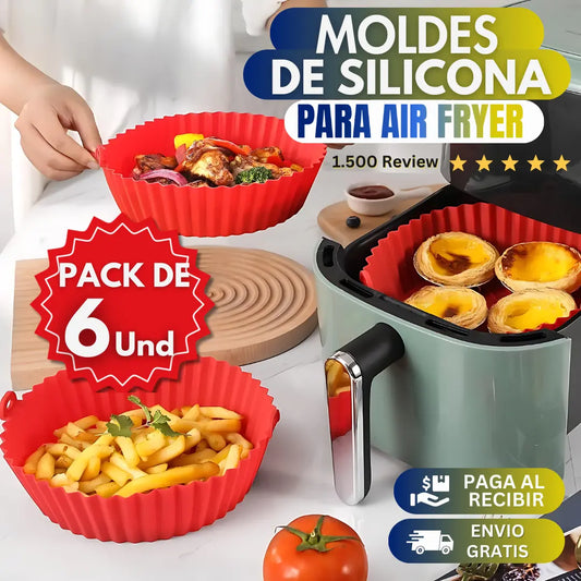 Paga 5  y lleva 10 Moldes  Para Air Fryer