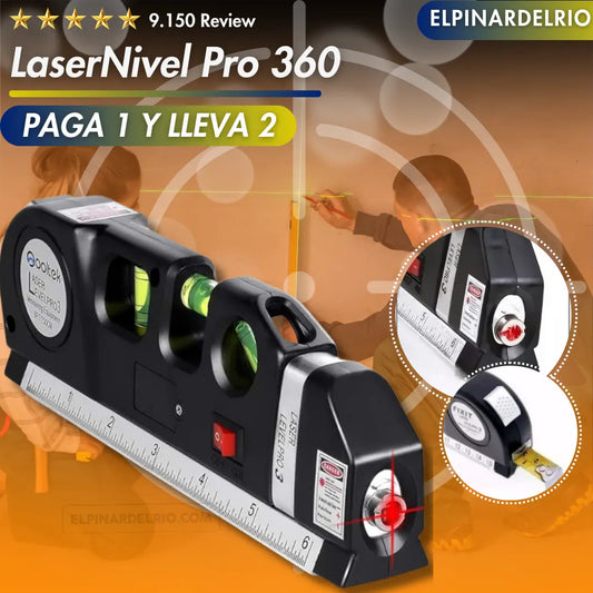 Oferta Paga 1 y Lleva 2 LaserNivel Pro 360