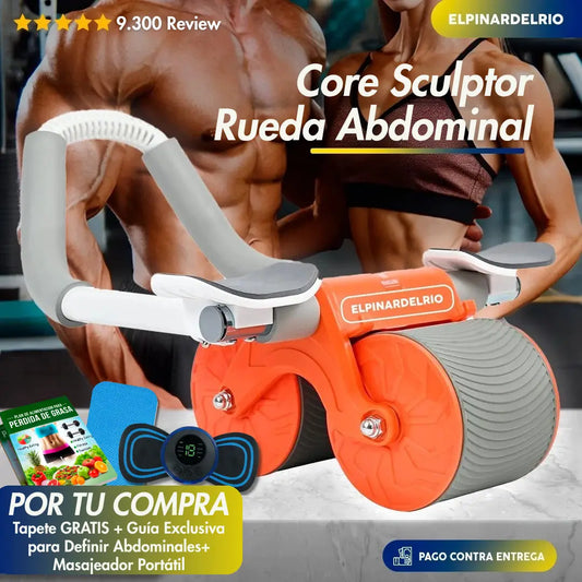 Core Sculptor Abs Elite Mat™ –  Tapete GRATIS + Guía Exclusiva para Definir Abdominales+ Masajeador Portátil