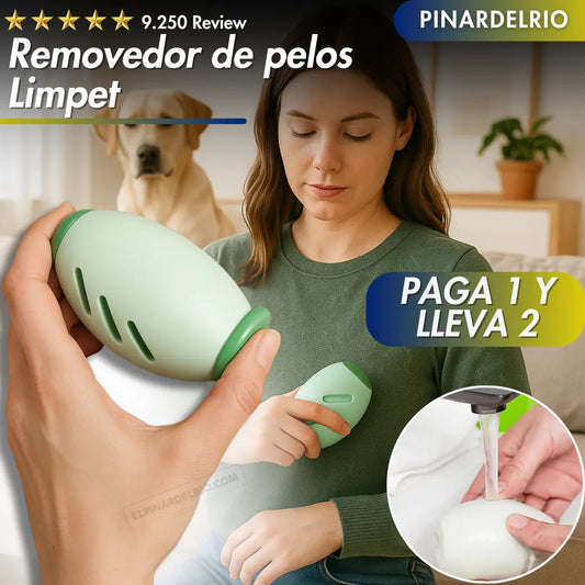 PAGA 1 Y LLEVA 2 Removedor de pelos Limpet