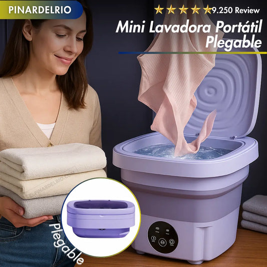 Mini Lavadora Portatil Plegable 50% OFF