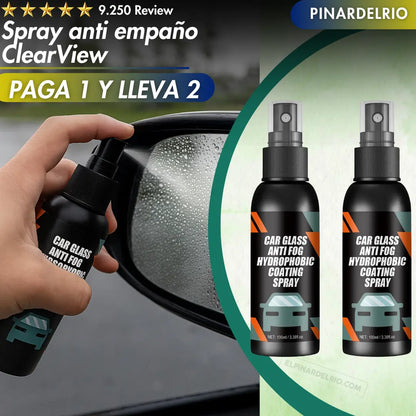 PAGA 1 Y LLEVA 2 Spray anti empaño ClearView