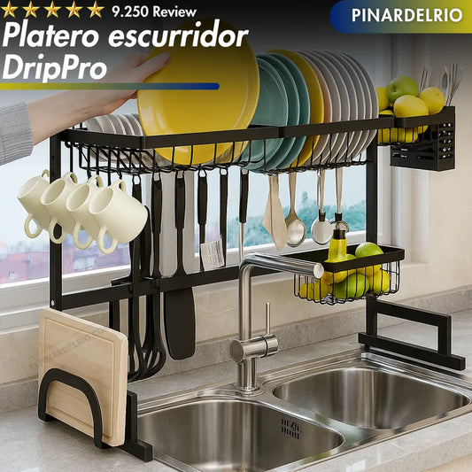 Platero escurridor DripPro Organizador