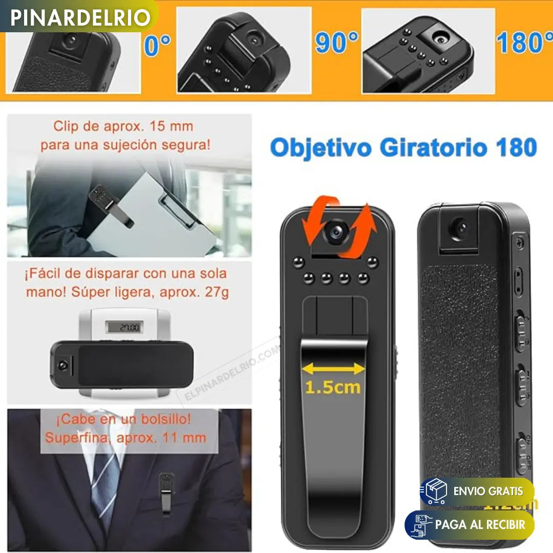 Cámara Espía ClipCam