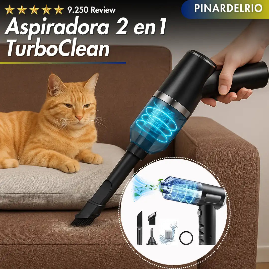 Aspiradora 2 en1 TurboClean
