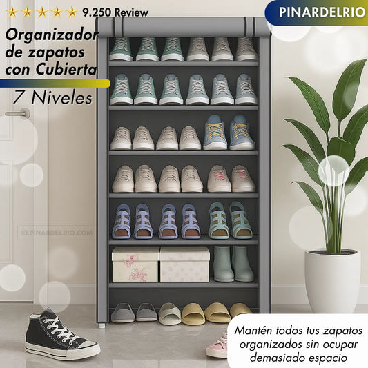 Organizador de zapatos con Cubierta