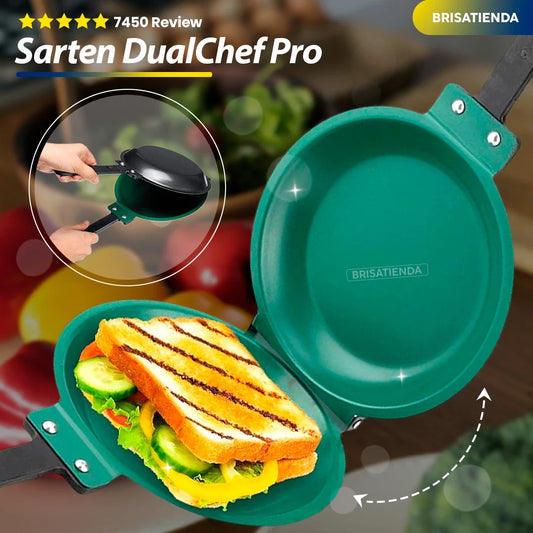 Sarten Antiadherente Dualchef Pro + Guía de Recetas Saludables Gratis